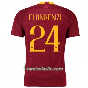 Camisolas de Futebol AS Roma Florenzi 24 Equipamento Principal 2018/19 Manga Curta